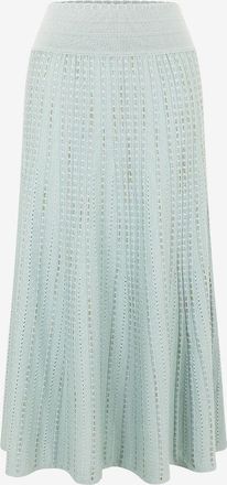 Molli Ausgestellter Schmuckstrick-Midirock Bamba