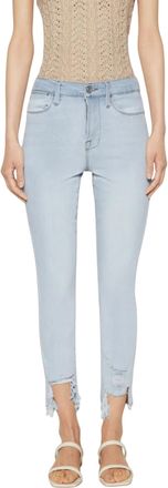 Frame Denim Le High Skinny Crop Jeans In Division Chew