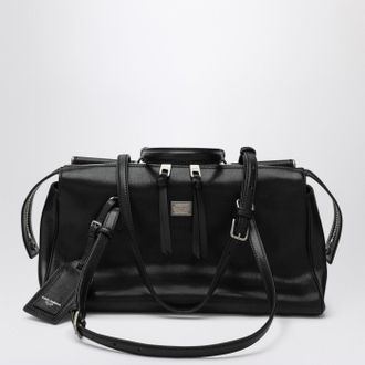 Dolce & Gabbana Black Vittoria Ledertasche