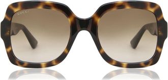 Gucci GG1337S 003 Womens Sunglasses Tortoiseshell Size 54 - Free RX Lenses - Free RX Lenses