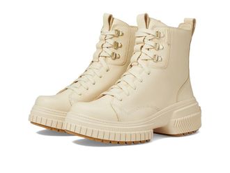 Sorel ONAtm AVE Boot Lace Waterproof Womens Boots Honey White/Sea Salt : 9.5 B - Medium, Leather