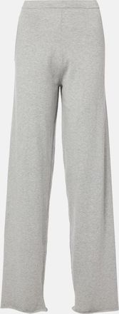 Extreme Cashmere N°353 Relax cotton and cashmere wide-leg pants