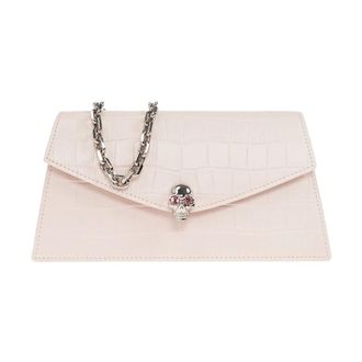 Alexander McQueen Bolso Mini de Piel Calavera - Bags - Mujer - Rosa - ONE SIZE