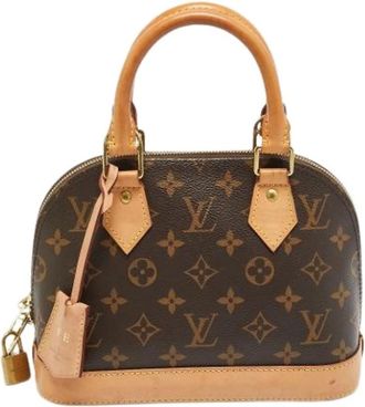 Louis Vuitton Pre-owned Handbags, female, Brown, Size: ONE SIZE Pre-owned Coated Canvas Handbag