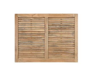 Giner&Colomer Cabecero en madera de mango con dise&ntilde;o de lamas horizontales 104 cm