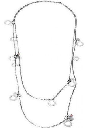 Tommy Hilfiger Womens 2700035 Ladies Necklace - Silver Stainless Steel - One Size