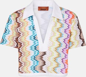 Missoni Zigzag crop top