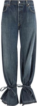 E.L.V. Denim E. L.V. blue Cotton Straight-Leg Womens Jeans