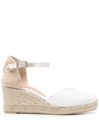 Castaner Chiarita wedge espadrilles - White