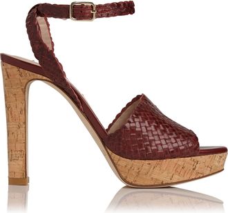 L.k. Bennett Womens Margot Sandal, Red Leather - Size UK 8