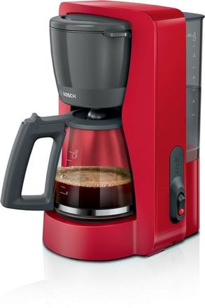 Bosch Cafetera De Filtro 15 Tazas 1200w Rojo/negro - Tka2m114