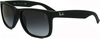Ray-Ban Unisex Sunglasses Justin 4165 601/8G Rubber Black Grey Gradient - One Size