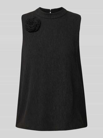 s.Oliver Black Label Regular Fit Blusentop aus Lyocell-Mix in Black, Gr&ouml;&szlig;e 38