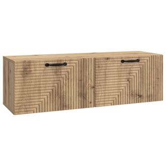 vidaXL Mueble Para Tv De Pared Roble Artesanal 98 X 31 X 30 Cm Vidaxl