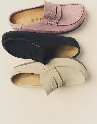Birkenstock Naples Suede Clogs