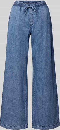 Noisy May Wide Fit Jeans mit elastischem Bund Modell Enza in Jeansblau, Gr&ouml;&szlig;e XS