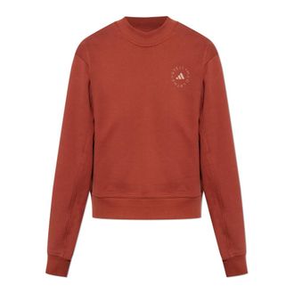 adidas Adidas by Stella McCartney, Long Sleeve Training Tops, female, Red, Size: XS Regular Sweatshirt