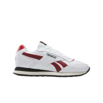 Reebok Mens Glide Sneakers, White/Vector Red/Black, 10