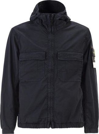 Stone Island jas met capuchon en lekbescherming