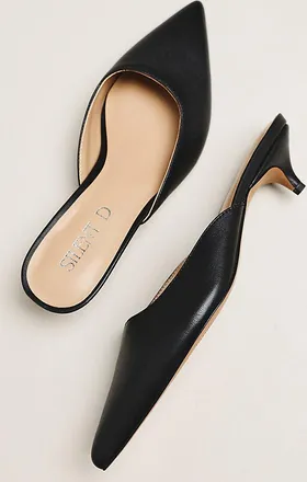Silent D Bonnie Kitten Heel Mules