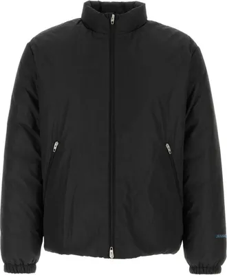 Jil Sander Black Mock Collar Jacket