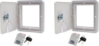 OEM Tapas Protectoras Para Cables El&eacute;ctricos De Veh&iacute;culos Recreativos De Alta Resistencia Con 4 Llaves, 15 Cm De Ancho X 16,5 Cm De Alto