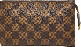 Louis Vuitton Brown Pvc Pouch (Pre-Owned)