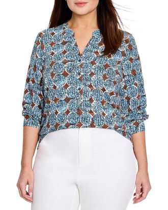 Nic+Zoe Nic+Zoe Plus Sand Dollar Top