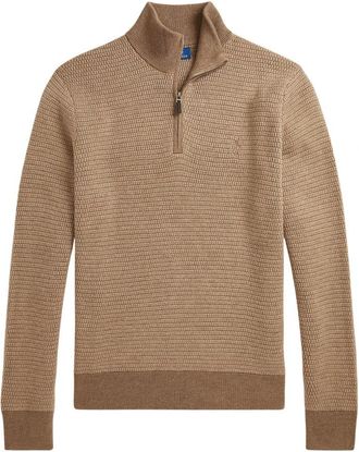 Ralph Lauren Turtleneck Trui - Heren - Coltruien - Bruin - M - Wol - Truien & Vesten