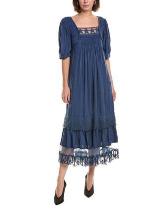 Free People Calder Midi Dress