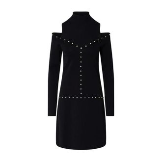 Liu Jo Knitted Dress - female - Liu Jo - Knitted Dresses - Black - XS - Dresses