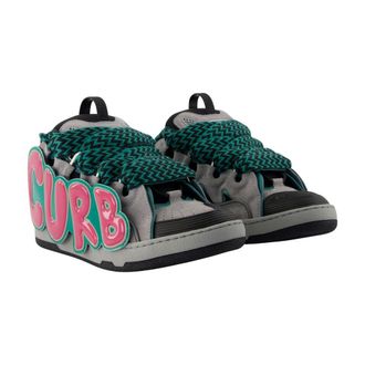 Lanvin Mens Curb Sneaker Multicolor Calfskin