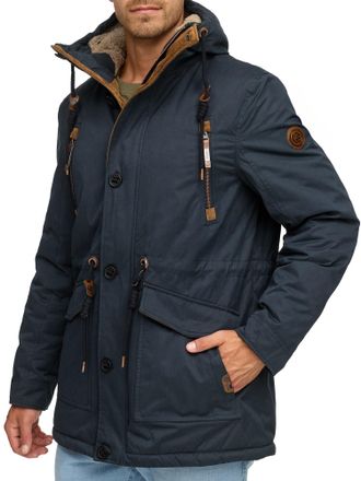 Indicode Parka INDICODE INGillespie, Herren, Gr. L, schwarz, Web, Obermaterial: 100% Polyester, unifarben, regular fit, Jacken Parka