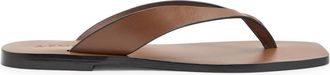 A.Emery Kinto Leather Flip Flops - Tan - 37 (IT37/ UK4)
