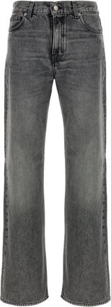 Haikure Grijze Denim Jeans - Dames - Regular Fit Jeans - Grijs - W28 - Denim - Jeans