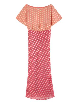 Never Fully Dressed print dress - Roze