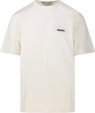 Jacquemus Heren, Tops, Beige, Maat: S Katoen