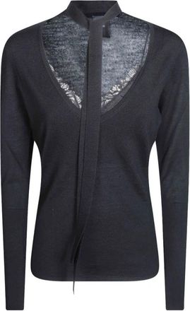 Pinko Pinko Truien - Dames - V-hals truien - Zwart - XS - Truien & Vesten