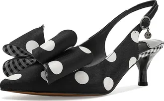 J. Rene&eacute; Delmare Womens Shoes Black/White : 10.5 W (C), Textile