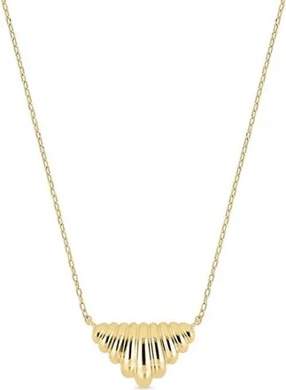 Bony Levy 14k Gold Chevron Pendant Necklace in 14K Yellow Gold at Nordstrom, Size 18