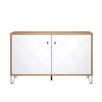 Calicosy Aparador 2 puertas decoraci&oacute;n roble artesanal l123 cm