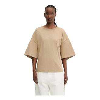 Darkpark Darkpark - Doyle T-shirt - Dames - Tops - Beige - Maat: XS Katoen