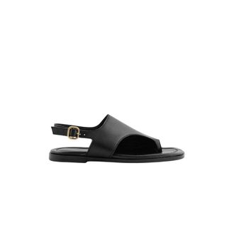 Maison Toufet Schoenen, Dames, Zwart, 41 EU, Leer, Sandale Alicia