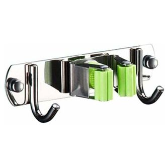 OEM Soporte De Pared Para Escobas, Soporte De Pared Para Escobas Y Fregonas, Organizador De Escobas, Soporte De Acero Inoxidable Para Escobas De Cocina, B