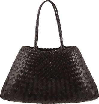 Dragon Santa Croce Big Woven Leather Bag