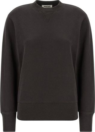 Darkpark Darkpark, Hoodies & sweatvesten, Dames, Bruin, M, Katoen, Simone Crewneck Sweatshirt