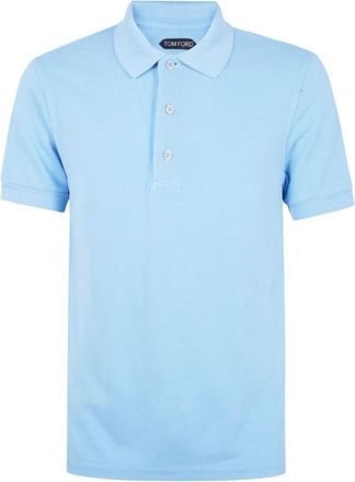 Tom Ford Heren, Tops, Blauw, Maat: M Katoen