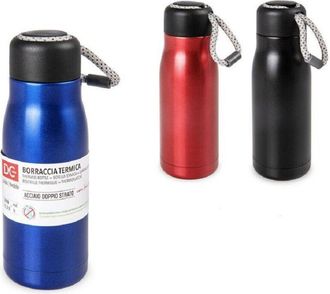 Trade Shop Trade Shop - Borraccia Termica In Acciaio Thermos Con Laccio 350 Ml Colori Assortiti 221321