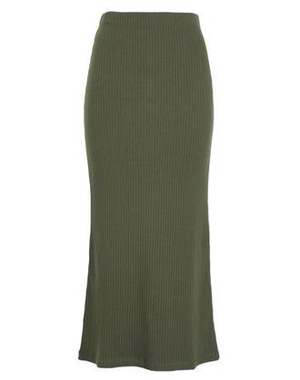 8 by YOOX RIBBED LOW-WAIST MAXI SKIRT