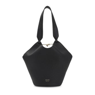 Khaite Tote Bags, female, Black, Size: ONE SIZE Lotus Mini Shoulder Bag